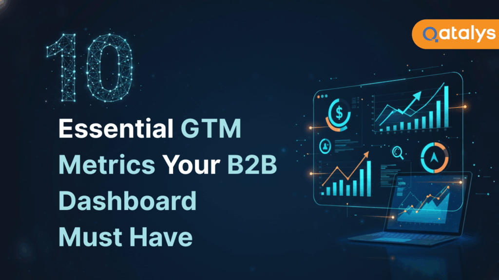 GTM metrics for B2B dashboard