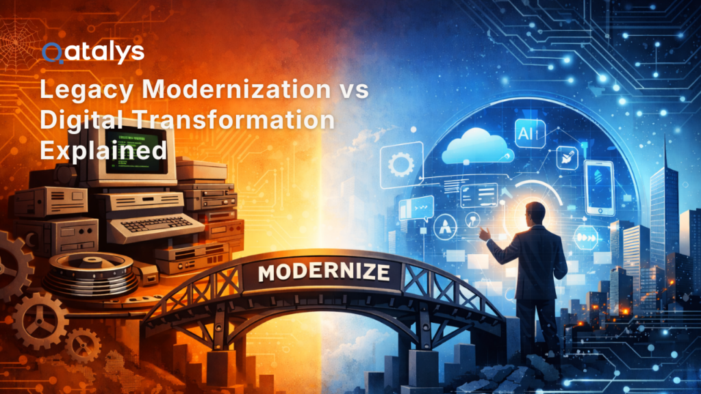 legacy modernization vs digital transformation