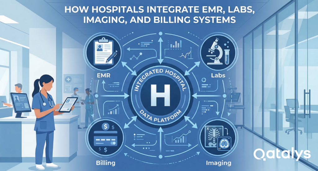 How Hospitals Integrate EMR, Labs, Imaging, and Billing Systems.